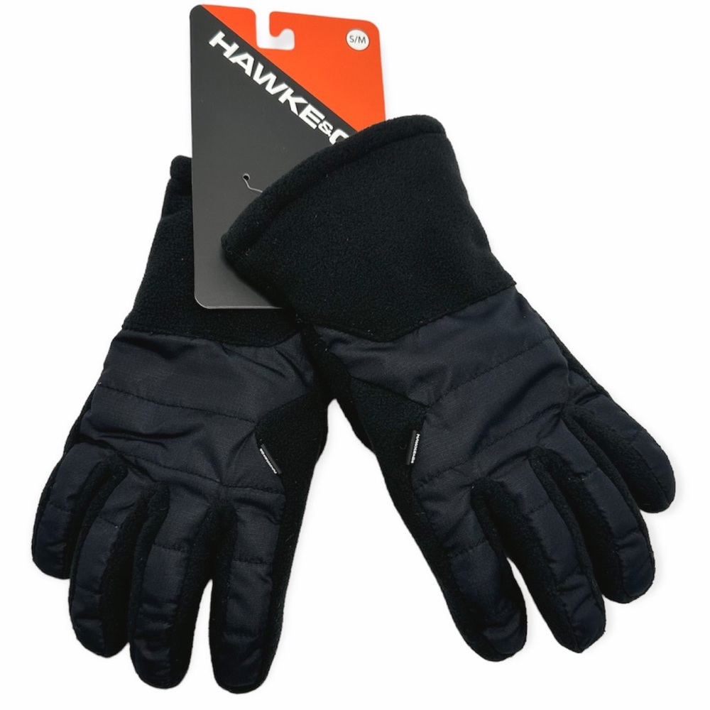 Hawke & Co. Fleece Black Gloves
